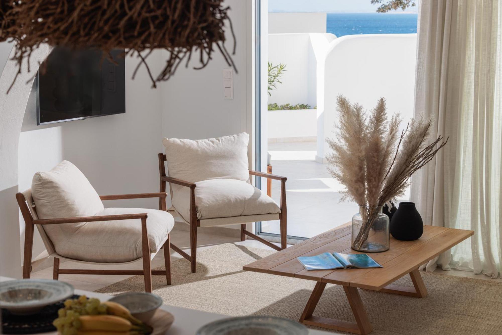 Seanfinity Beachfront Suites Mikri Vigla Chambre photo