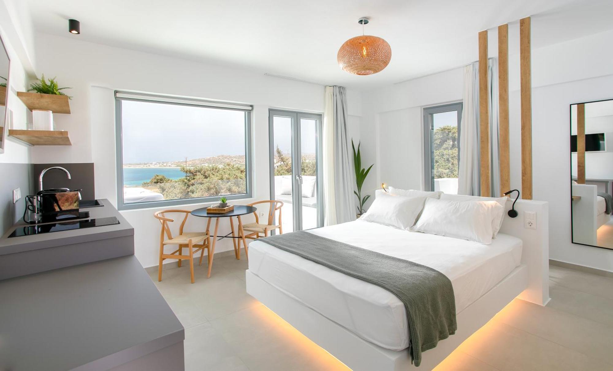 Seanfinity Beachfront Suites Mikri Vigla Chambre photo